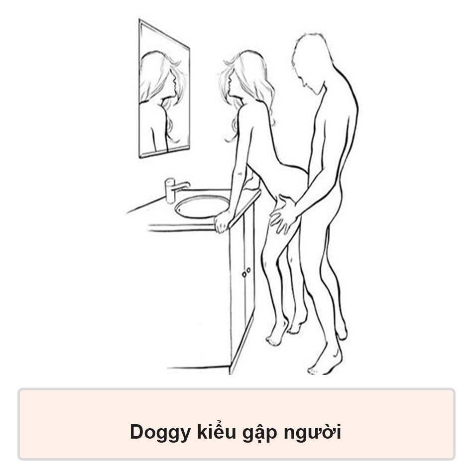 Doggy kiểu gập người