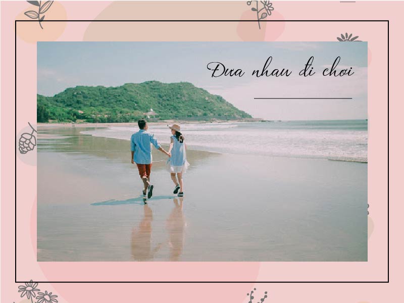 Đưa bạn gái đi chơi là sở thích của nhiều người đàn ông
