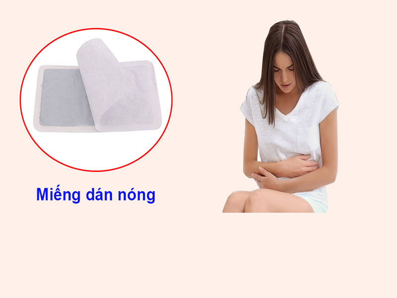 Miếng dán nóng giảm đau bụng kinh