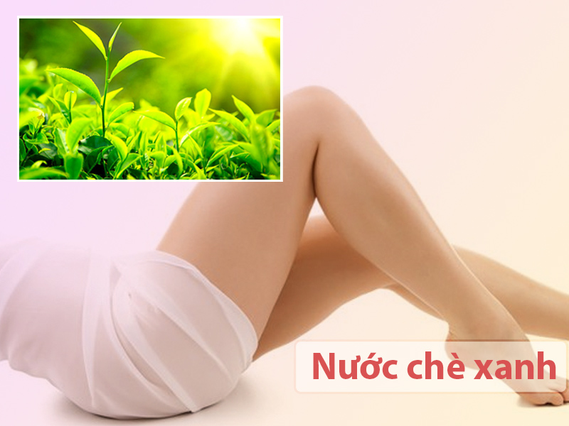 Vệ sinh vùng kín bằng nước chè xanh