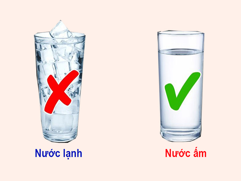 Uống nước ấm trong những ngày “đèn đỏ”