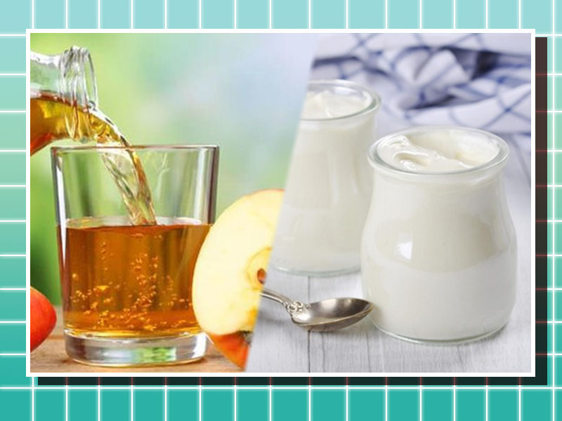 Chữa ngứa vùng kín bằng sữa chua và giấm táo