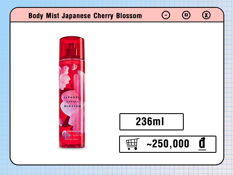 Body Mist Japanese Cherry Blossom