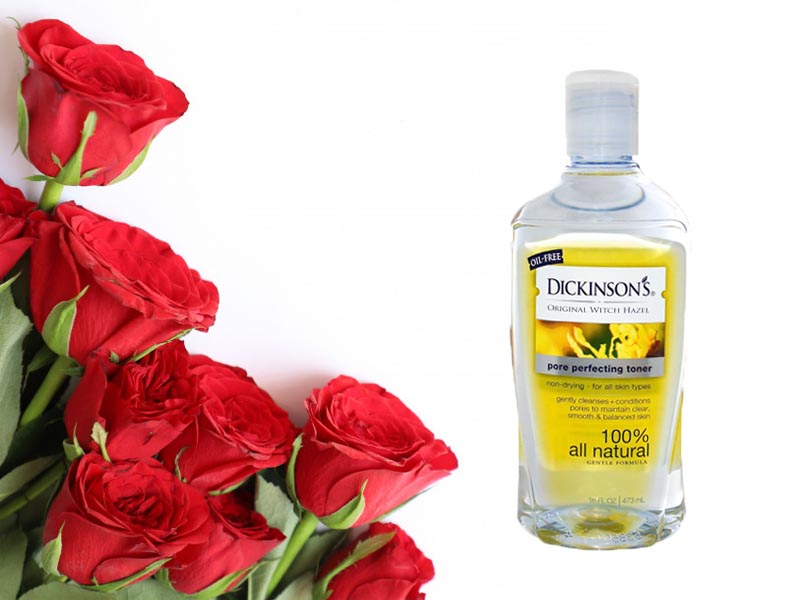 Nước hoa hồng Dickinson’s Original Witch Hazel Pore Perfecting Toner - Chai màu vàng
