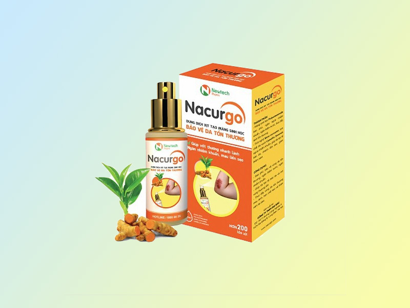 Dung dịch xịt tạo màng sinh học Polyesteramide - Nacurgo