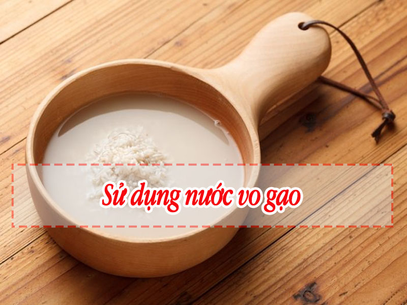 Làm trắng da tay chân bằng nước vo gạo