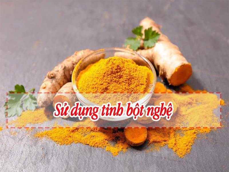 Cách làm trắng da tay chân bằng bột nghệ