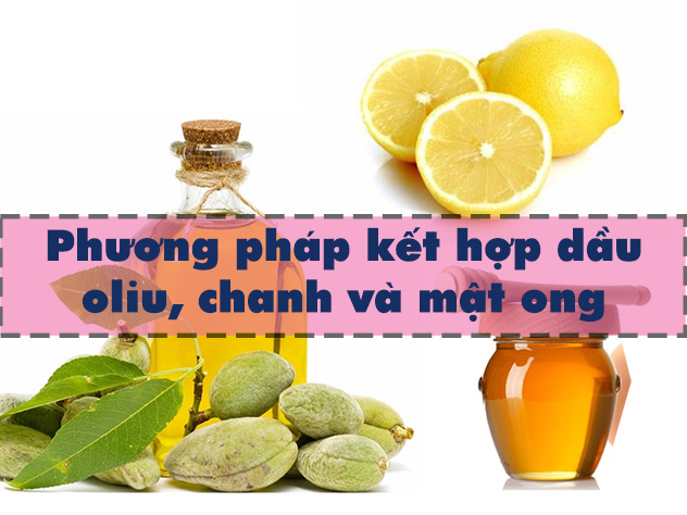 Phương pháp kết hợp dầu oliu, chanh và mật ong