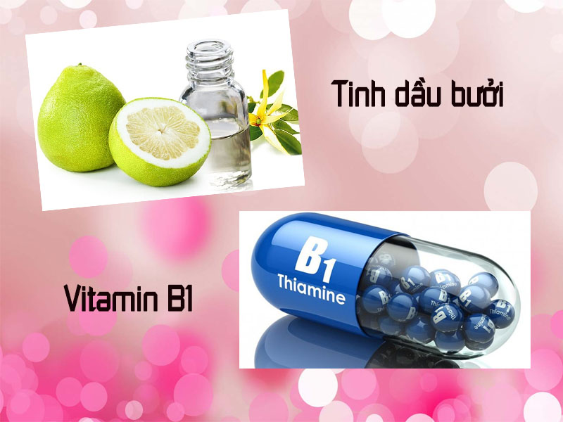 Kết hợp tinh dầu bưởi và vitamin B1