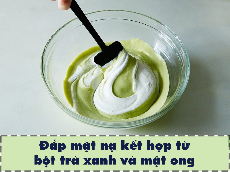 Kết hợp trà xanh và sữa tươi trong làm đẹp da