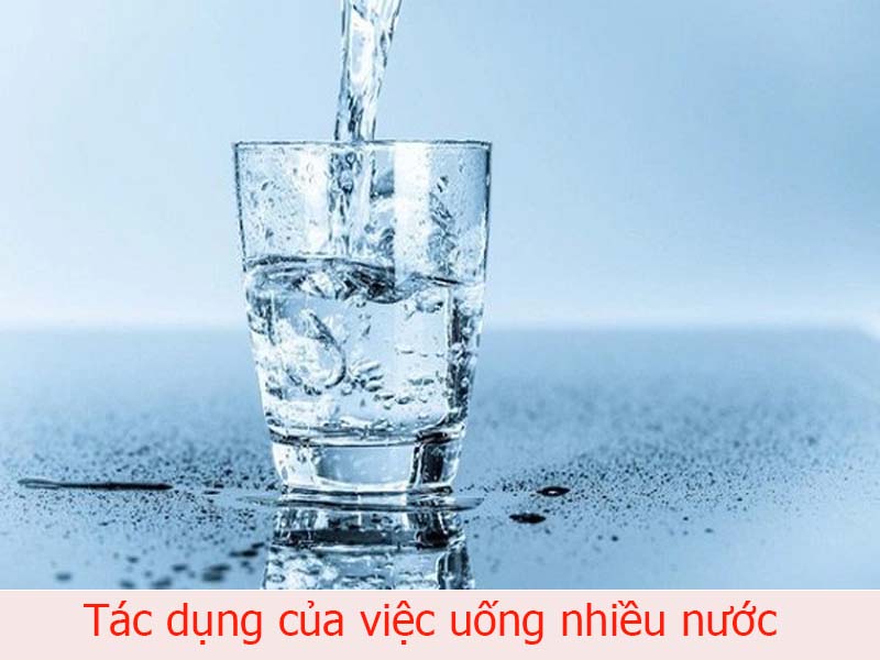 Tác dụng của việc uống nhiều nước